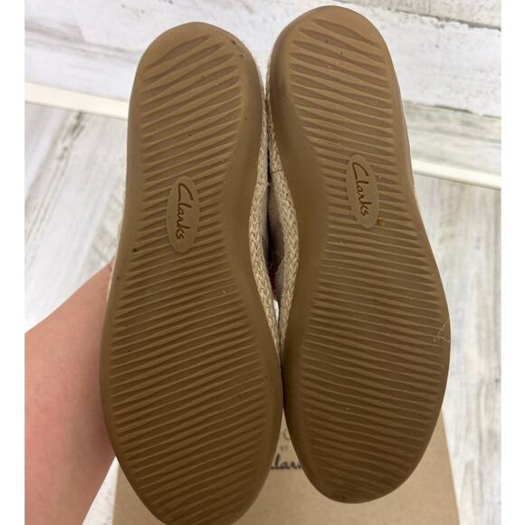 Clarks womens 8 Danelly Rai Sand suede slip on casual shoe loafer tan - Picture 6 of 7